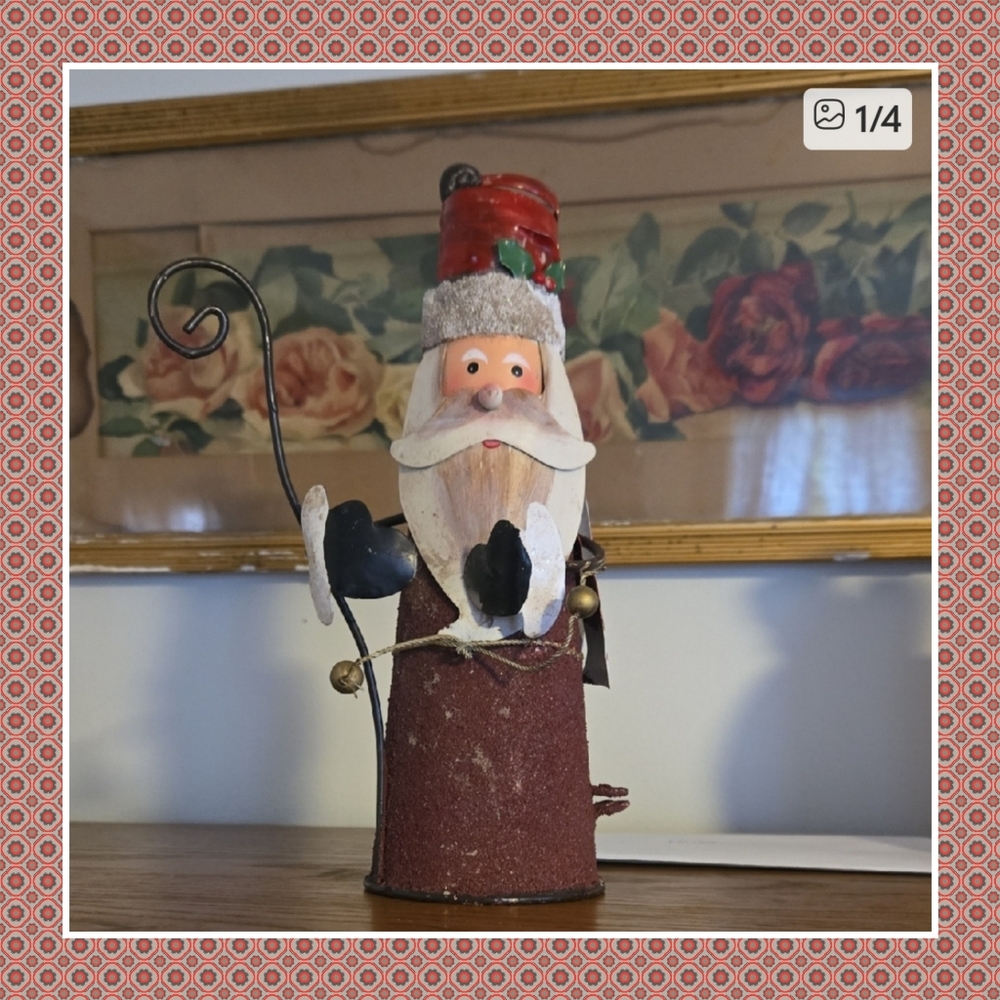 Vintage  Santa Claus Holiday Decoration